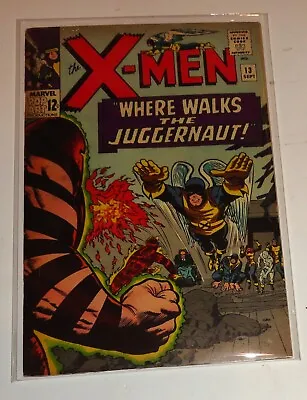 X-men #13 2nd Juggernaut Glossy F/vf Kirby Classic 1965 • $280