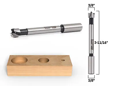 3/8  Diameter Steel Forstner Drill Bit - 3/8  Shank - Yonico 43005S • $8.95