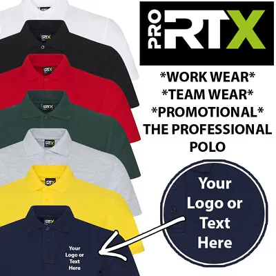 £9.29 • Buy Embroidered Text Or Logo Personalised Custom Branded Polo Workwear Shirt Top