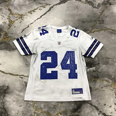 Vintage Marion Barber Dallas Cowboys Jersey Women’s Small White NFL Football #24 • $18.77