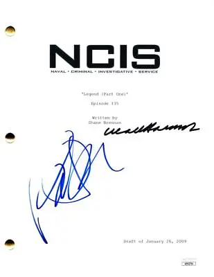 Pauley Perrette & Mark Harmon Signed Autograph NCIS Script Screenplay W/ JSA COA • $399.99