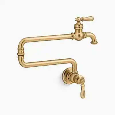 Kohler K-99270-2MB - Wall Mounted Pot Filler Faucet In Brushed Moderne Brass • $740