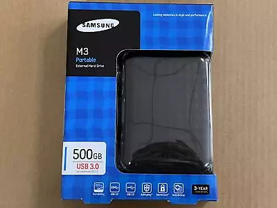 NEW Samsung M3 500GB 2.5  USB 3.0 External Portable Hard Drive HDD FreeShipping • $75.87