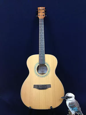 KLEMA K200JC Solid Cedar Top Small Jumbo Acoustic Guitar+Free Gig Bag3 Picks • $379