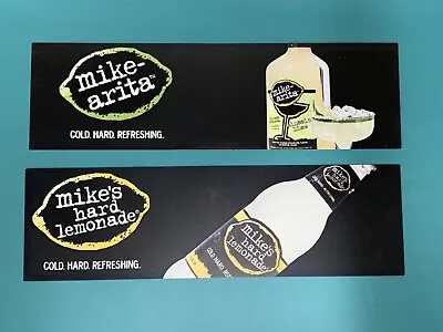 Mikes Hard Lemonade & Mike-Arita Plastic Bar Signs Advertising Marketing • $35