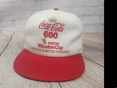 VTG 1995 Nascar Winston Cup Cocoa-Cola 600 Snapback Hat/Cap • $15.29