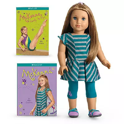 American Girl Of The Year 2012 MCKENNA DOLL + 2 Books SHIPS TODAY Hard To Find • $899.17