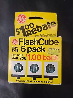 GE Flash Cubes 6 Pack Box - New • $9.99