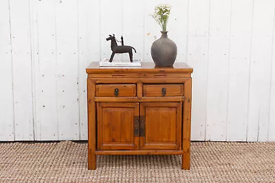 Small Antique Cedar Bedside Cabinet • $1125