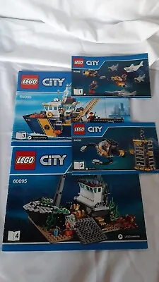 LEGO City Deep Sea Explorers Set 60095 Deep Sea Exploration Vessel InCOMPLETE • $100
