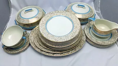 Palissy Pottery Dinner Service In Used Condtion • £44.99