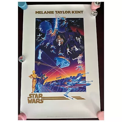 Vintage Melanie Taylor Kent 1992 Star Wars Poster - Limited Edition - 24  X 36  • $35