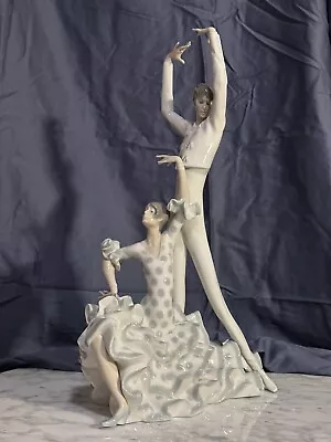 $499.95 • Buy Vintage (1976) Authentic Lladro ‘flamenco Dancers’ #4519-stored 20 Yrs-one Owner
