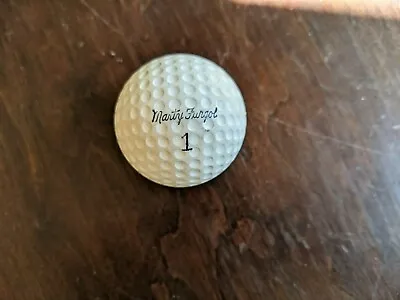 $10 • Buy Collectible Golf Ball Vintage Marty Furgol Rare Circa 1960