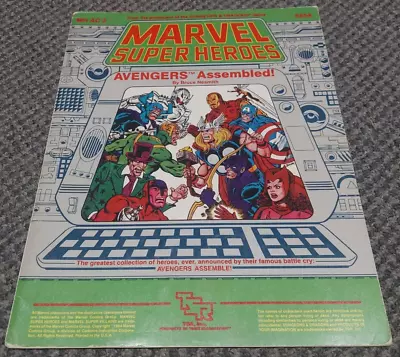 Avengers Assembled - Marvel Super Heroes Role Playing Game 6854 MH AC 2 • $14.95