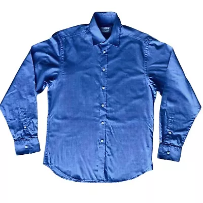 Vintage Yves Saint Laurent YSL Size Medium Pour Homme Shirt Mens Light Blue • £14
