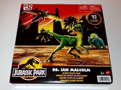 Jurassic Park Dr. Ian Malcolm Glider Escape Pack 93 Classic 30th Anniversary SE • $11.95