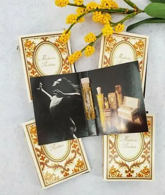 £5.86 • Buy 5 Vintage MADAME ROCHAS Eau De Parfum Perfume Carded Samples .03 Fl Oz EDP