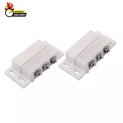 2Sets Magnetic Reed Switch Normally Open Closed NC NO Door Alarm Window Security • $13.99