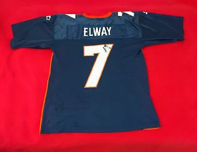 Vintage John Elway #7 Denver Broncos Starter NFL Football Jersey Rare Size 46/M • $39