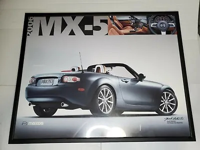 2006 Mazda MX-5 Miata Poster 29 X23  With Wooden Frame - Original  • $58.13