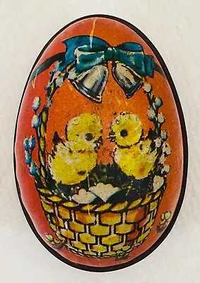 Easter Egg Candy Tin Chicks Basket Bells Hong Kong Vintage • $6.99