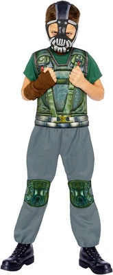 £12.99 • Buy Kids Bane Costume Boys Batman Villain Fancy Dress Childs Teen Halloween Outfit