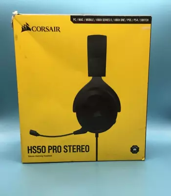 Corsair HS50 Pro Stereo Black Headband Gaming Headset • £12.99