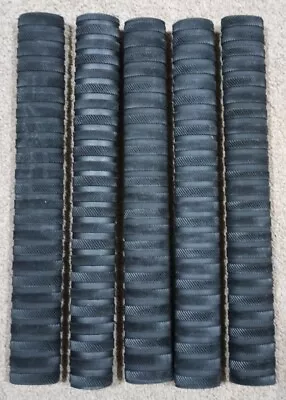 10x RING CHEVRON Players Cricket Bat Grip - BLACK - Oz Stock • $32.55