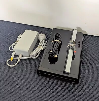 Nintendo Wii U Black 32GB PAL Console Power Supply HDMI Cable & Sensor Bar • $119.95