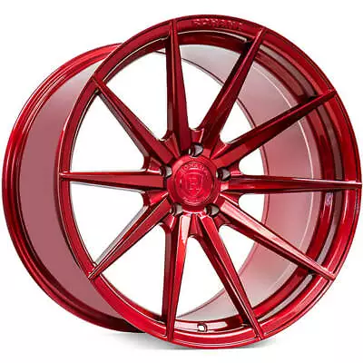 4ea 20x10/20x11 Staggered Rohana Wheels RFX1 Gloss Red Rims(S10) • $2660