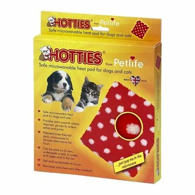 Petlife Microwavable Hottie Warm Heat Pad 8  X 9  For Pet Dog Cat Rabbit Etc • £21.19