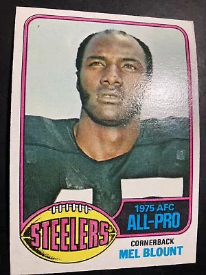 1976 Topps Football Mel Blount 480 Steelers HOF Sharp Corners Beautiful Surface • $0.99