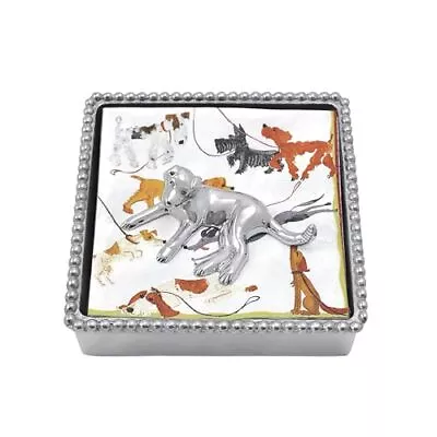 Labrador Beaded Napkin Box • $52.77