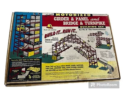 Vintage Motorized Girder & Panel Bridge & Turnpike Set No. 8  Kenner  1960 • $150