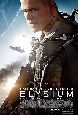 Elysium HD Digital Movie Code Vudu / Fandengo / Movies Anywhere • $6