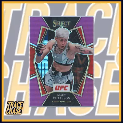 2022 Panini Select UFC Macy Chiasson Premier Level Purple Parallel 54/60 #196 • $0.99