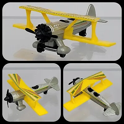 2008 Matchbox (mattel) Skybusters On A Mission Biplane - Damaged Wings For Parts • $1.49