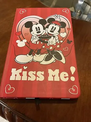 Mickey Minnie Mouse Journal Pen Set Kiss Me Walt Disney Diary Paper Sheets NIB • $9.99