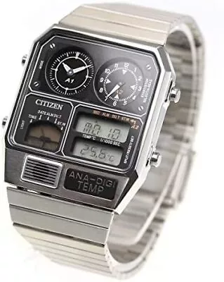 CITIZEN ANA-DIGI TEMP Model Watch Silver JG2101-78E Japan • $422.69