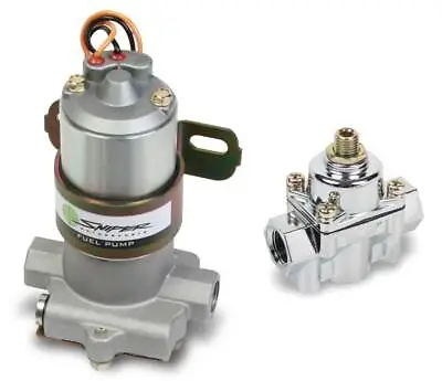 Holley 80000101 Electric Fuel Pump W/ Regulator 110 GPH 3/8  NPT Inlet & Outlets • $128.68