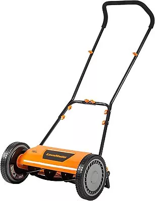 LawnMaster LMRM1602 Push Reel Lawn Mower 16-Inch 5-Blade • $67.99