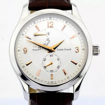 Louis Erard / Rare / Reserve De Marche - 40 Mm (Unworn) - Gentlmen's Steel Watch • $1039