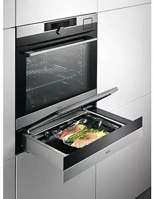 £1300 • Buy Aeg Kdk911423m Sous Vide Integrated Vacuum Sealing Drawer Black Glass/stainless