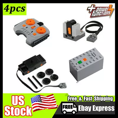 4pcs Power Functions Battery Box Train Motor IR Receiver Controlled For Lego Set • $17.92