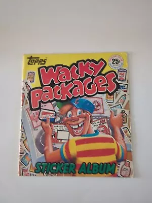 Vintage 1982 Topps WACKY PACKAGES Sticker Album  Book • $19.99