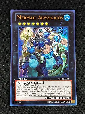 Yugioh Mermail Abyssgaios Abyr-en046 1st Ultra Nm • $17.95