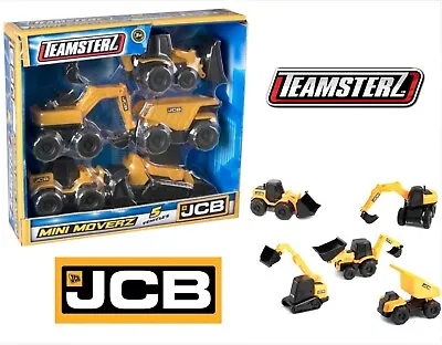 JCB 5 Mini Construction Vehicle Toys Cars Excavator Digger Truck Kids Toys Gift • £10.49