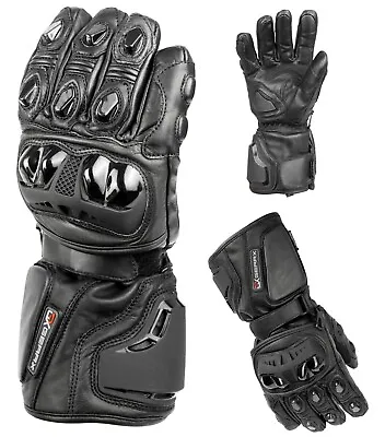 GearX Torque Thermal Waterproof Motorbike Motorcycle Gloves Carbon Protection • £25