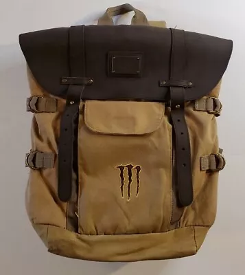 Monster Java Backpack/Leather Bag • $55